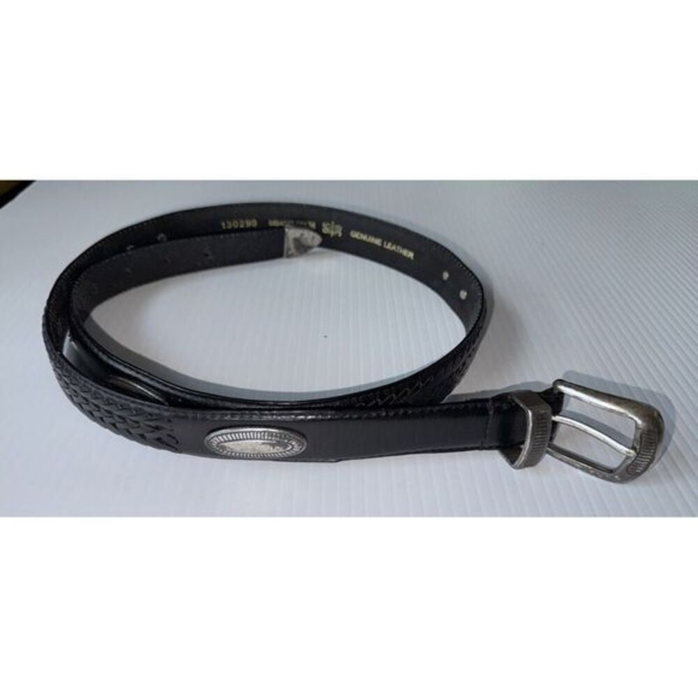 Fossil 130290 MB 4035 00138 Genuine Leather Mens belt Size 95/38 Black